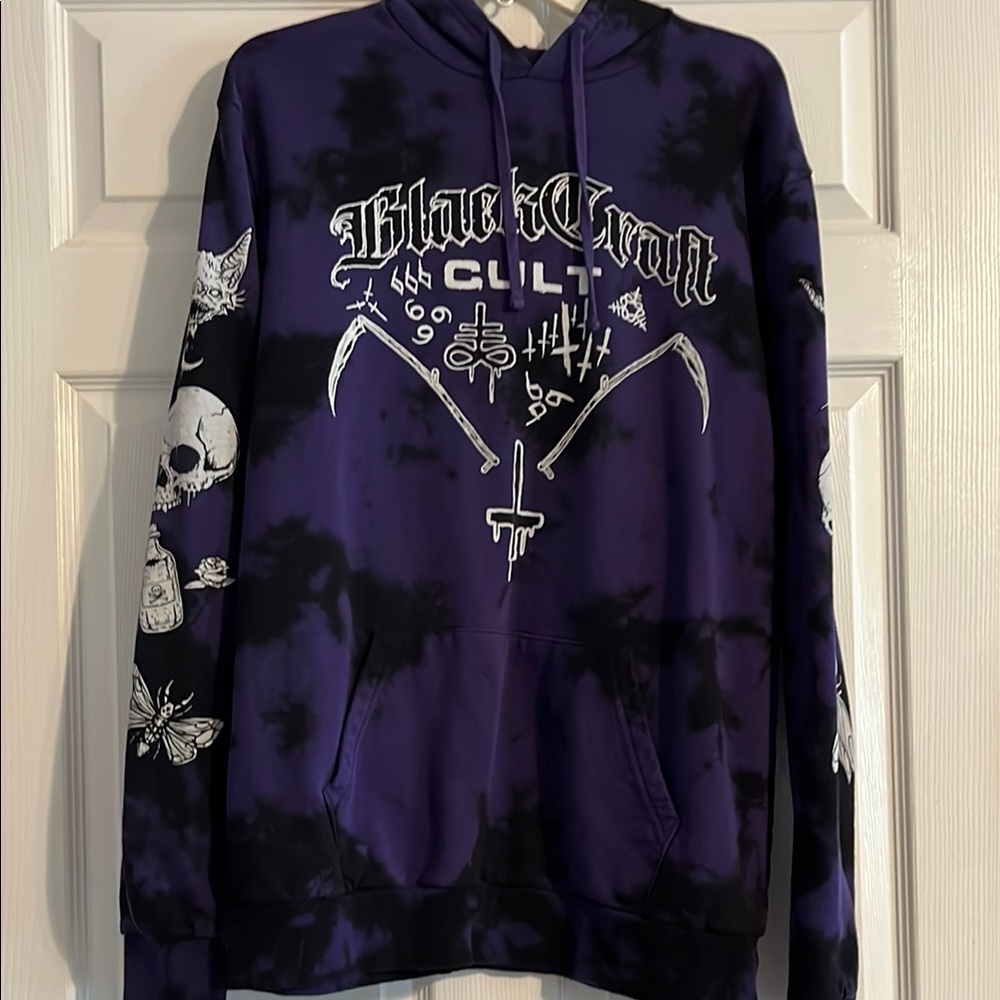 Purple and Black Black Craft Cult hoodie